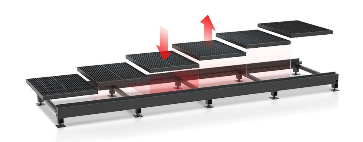 高功率系列行業(yè)首創(chuàng)模塊化組合工作臺(tái)