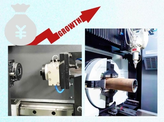 力星激光NS-6024HG三卡盤激光切管機比肩某快，風(fēng)靡全球！