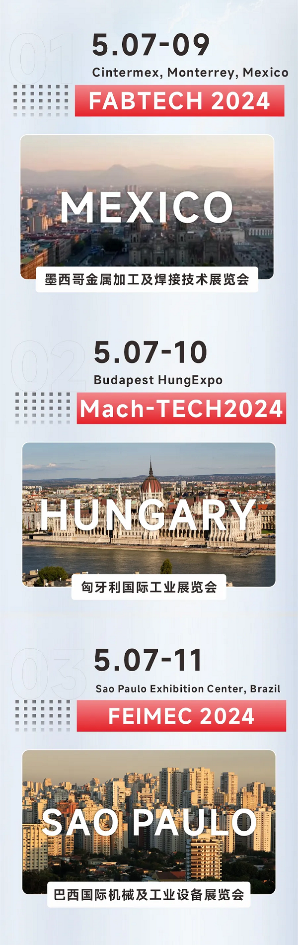 全球閃耀！力星激光5月國際展會一覽