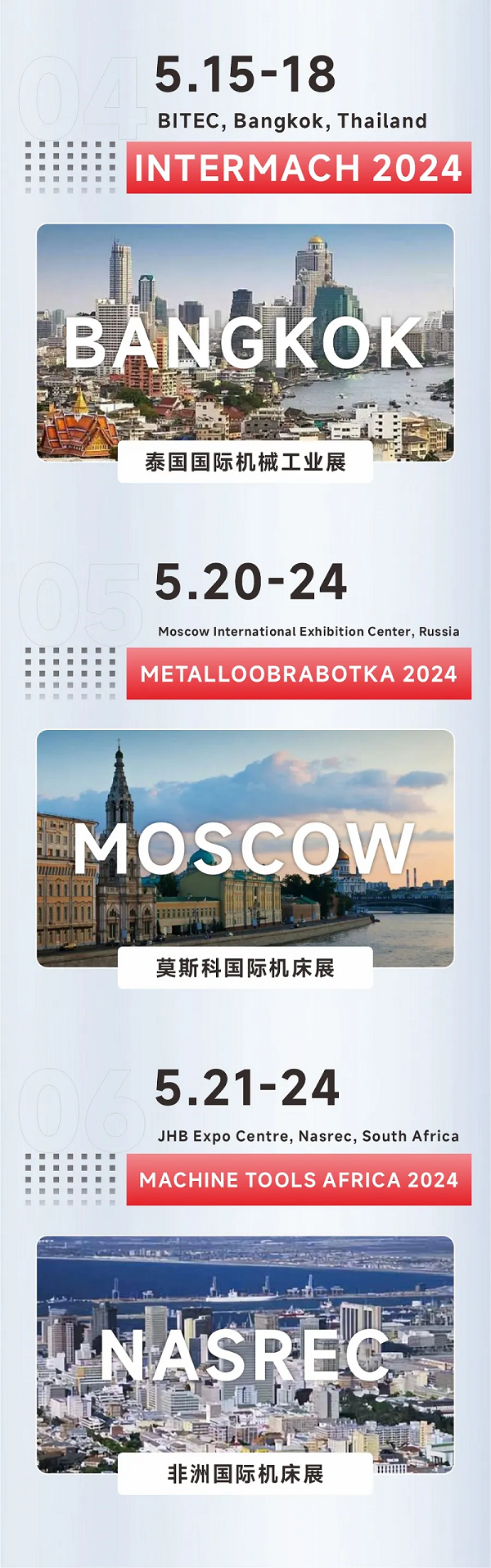 全球閃耀！力星激光5月國際展會一覽