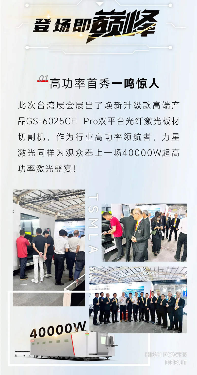跨越海峽亮相臺灣展，力星激光高功率實力“搶鏡”！