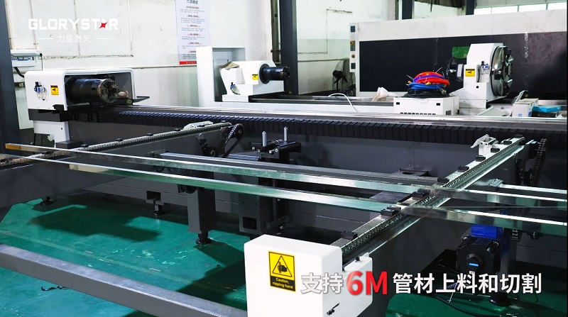 6000瓦雙卡盤激光切管機(jī)，高效率，高精度，高品質(zhì)