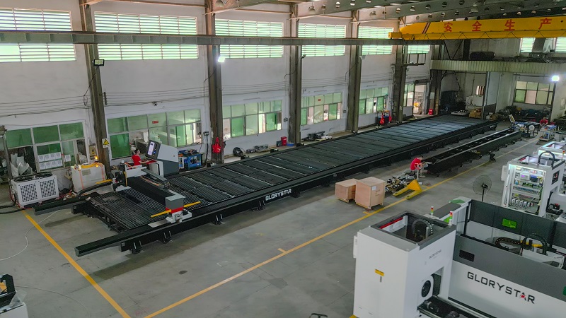 大幅面單平臺(tái)板材切割機(jī)，大型工件一刀成型