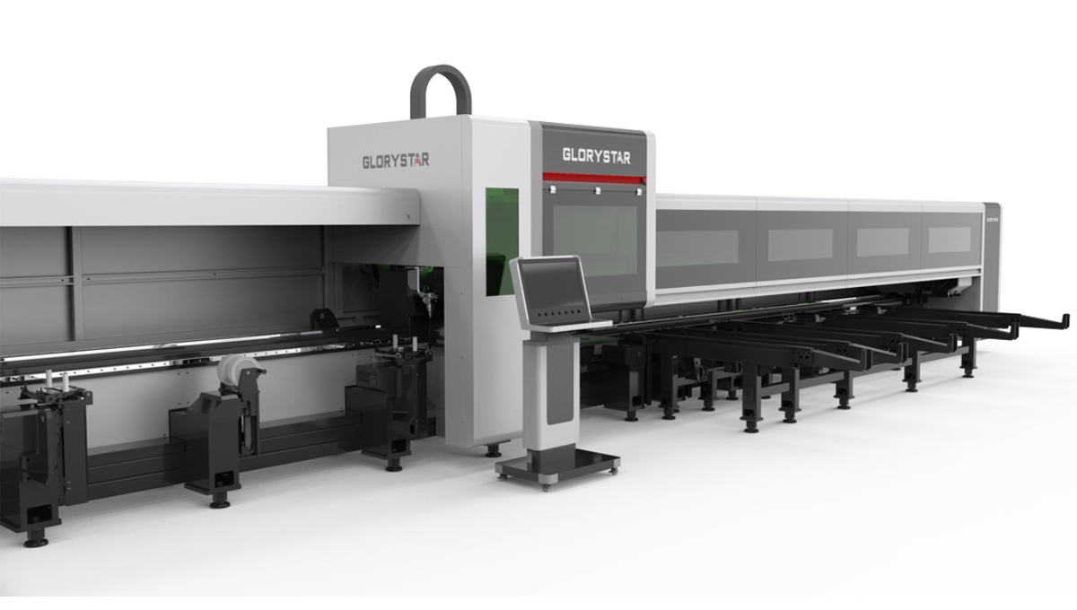 力星激光NS-HG SERIES三卡盤(pán)光纖激光管材切割機(jī)——實(shí)現(xiàn)零尾料切割的材料成本節(jié)省利器！