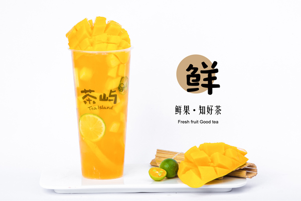 茶嶼飲品滿杯芒果